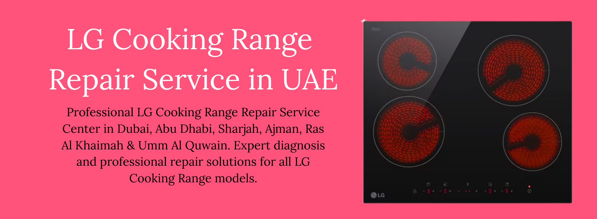 LG Cooking Range Repair Service UAE